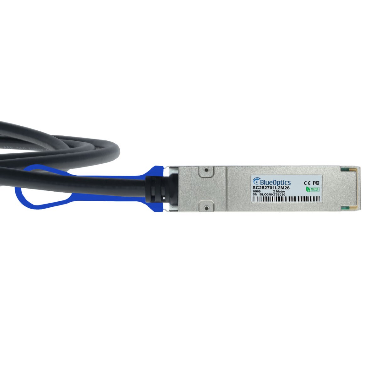 BlueOptics NVIDIA MCP7F00-A001R BlueLAN passives 100GBASE-CR4 QSFP28 auf 4x25GBASE-CR SFP28 Direct Attach Breakout Kabel, 1M,