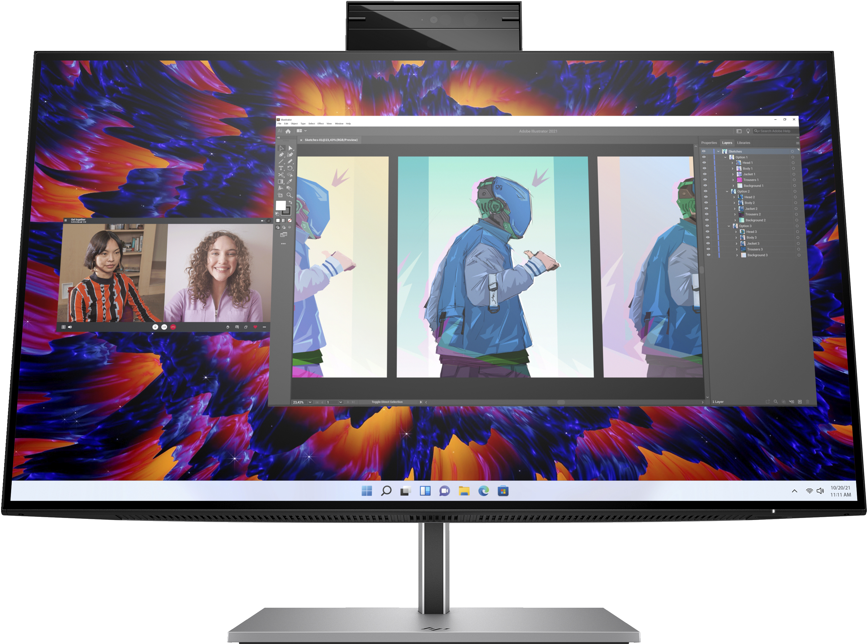 HP Z24m G3 - LED-Monitor - 60.5 cm (23.8) -