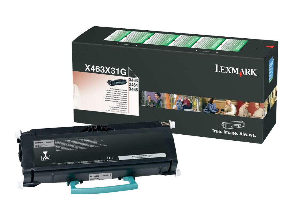 Lexmark X463X31G - Toner schwarz - fr X463de, X464de, X466de, X466dte, X466dwe