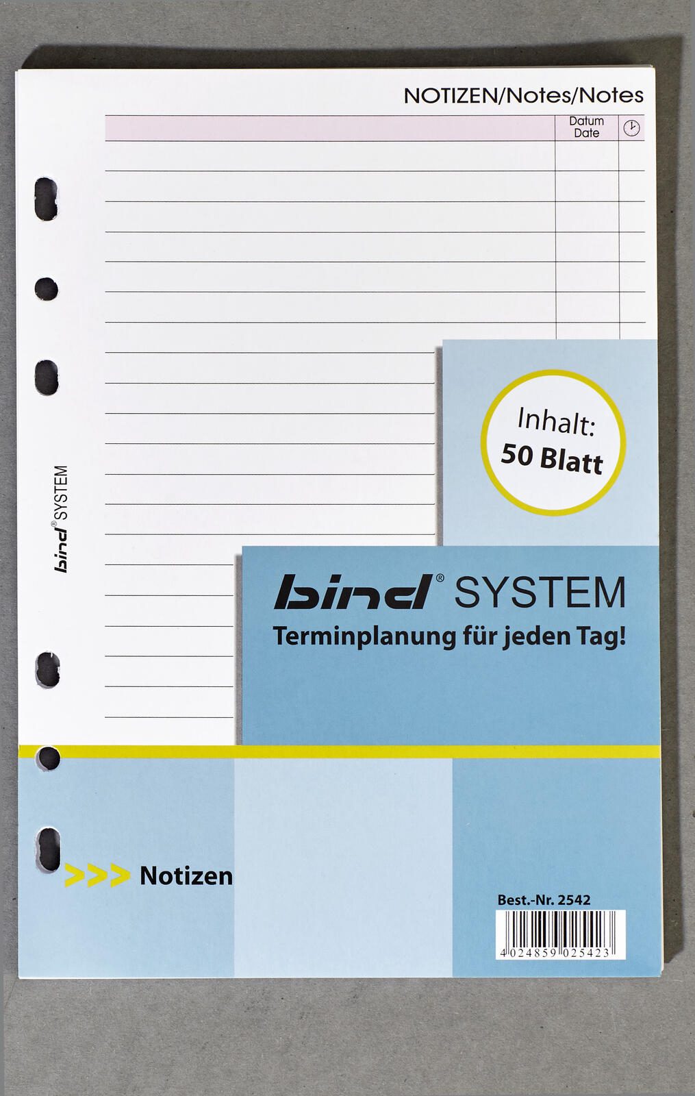 BIND 50 Ringbuch-Ergnzungsbltter Notizen A5 - A5