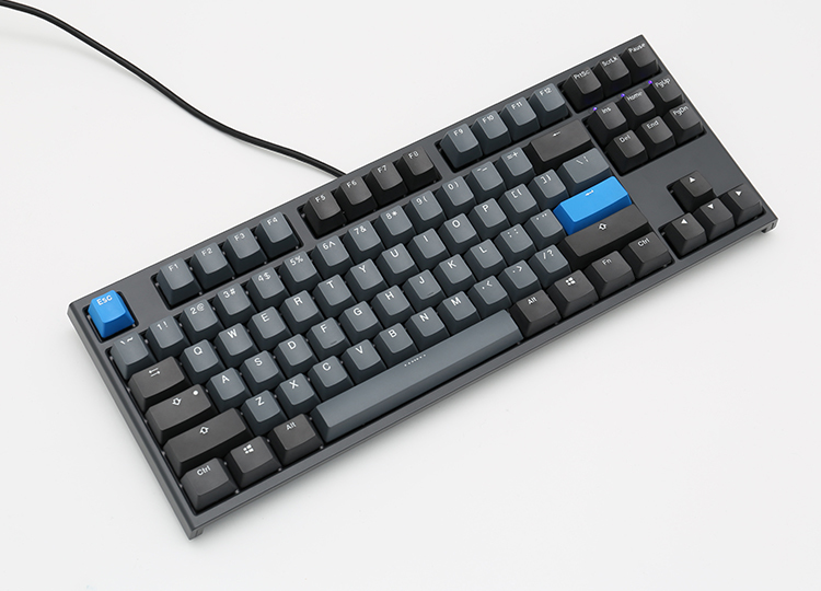 Ducky One 2 Skyline TKL keyboard USB German Grey