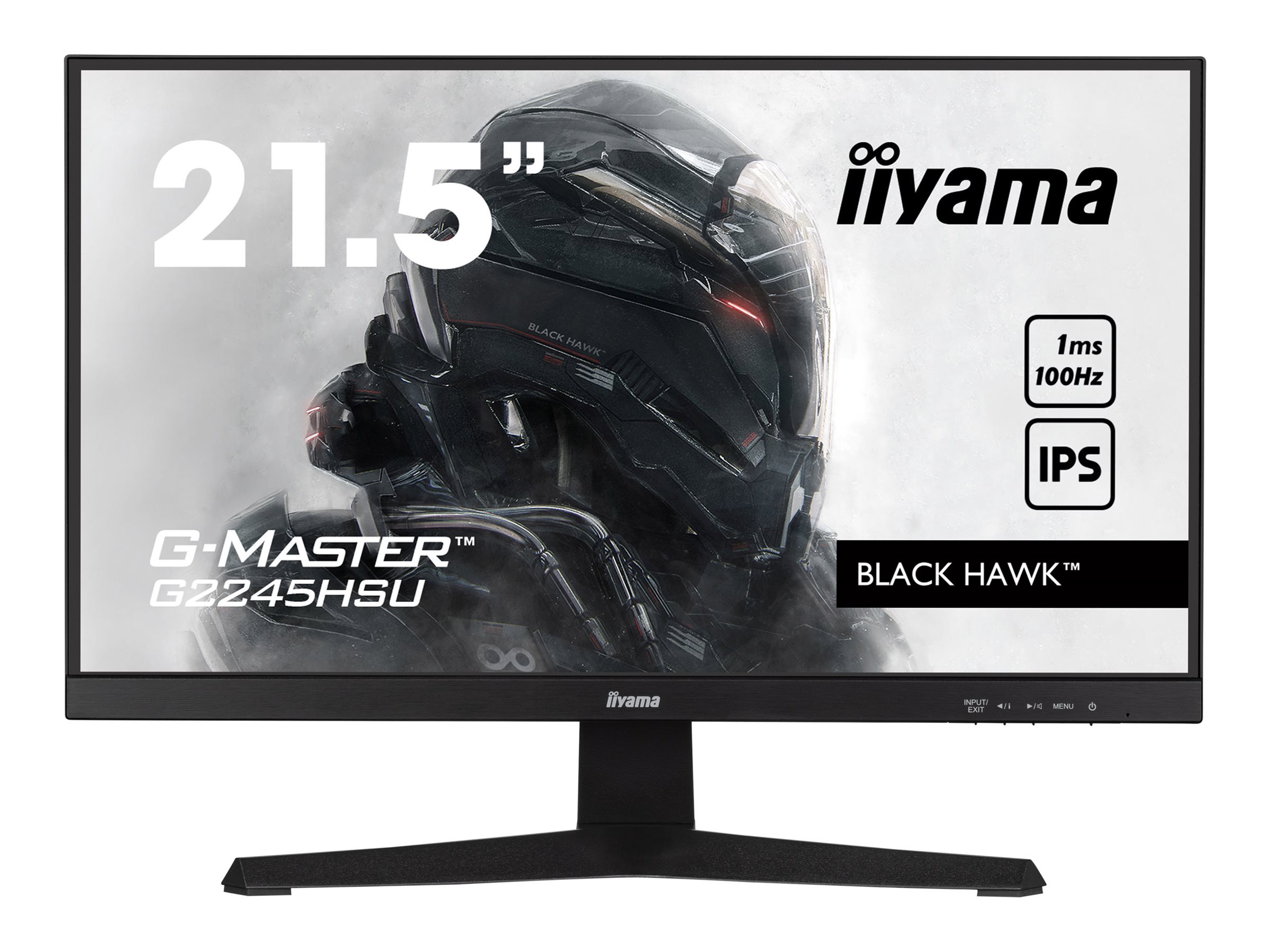 iiyama G-MASTER G2245HSU-B2 LED display 55.9 cm (22) 1920 x 1080 pixels Full HD Black