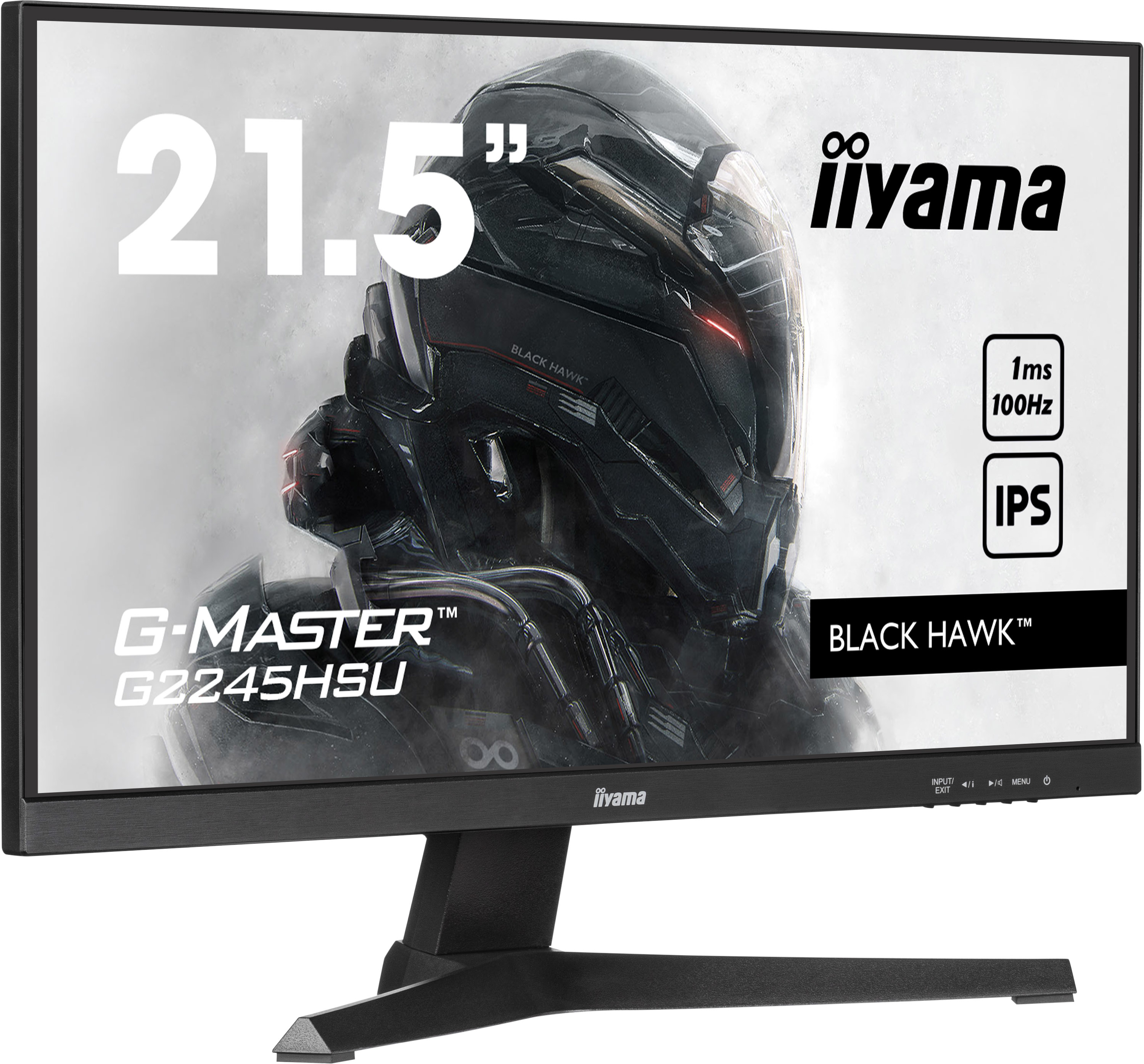 iiyama G-MASTER G2245HSU-B2 LED display 55,9 cm (22) 1920 x 1080 pixels Full HD Noir