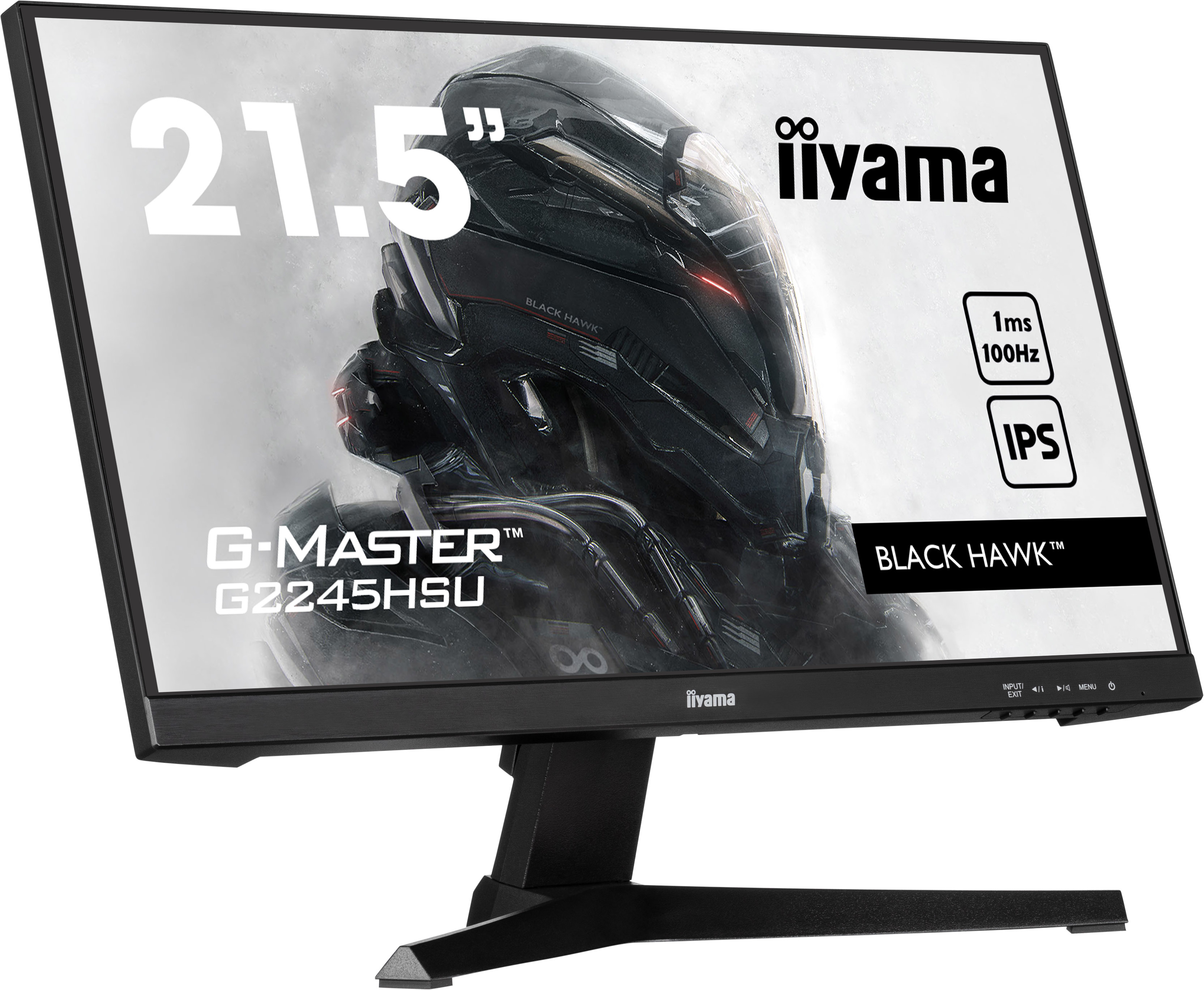 iiyama G-MASTER G2245HSU-B2 LED display 55,9 cm (22) 1920 x 1080 pixels Full HD Noir