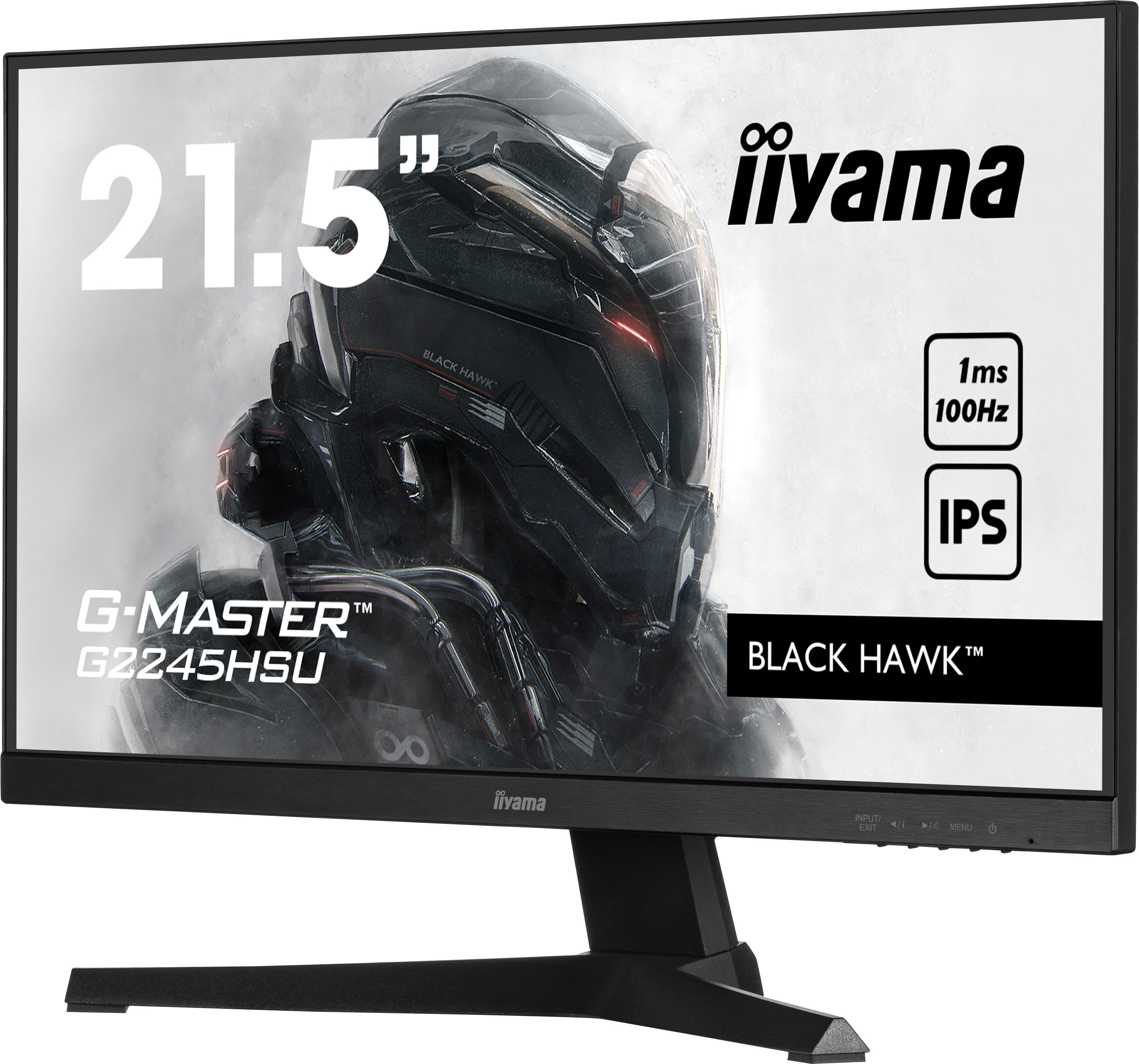 iiyama G-MASTER G2245HSU-B2 LED display 55,9 cm (22) 1920 x 1080 pixels Full HD Noir