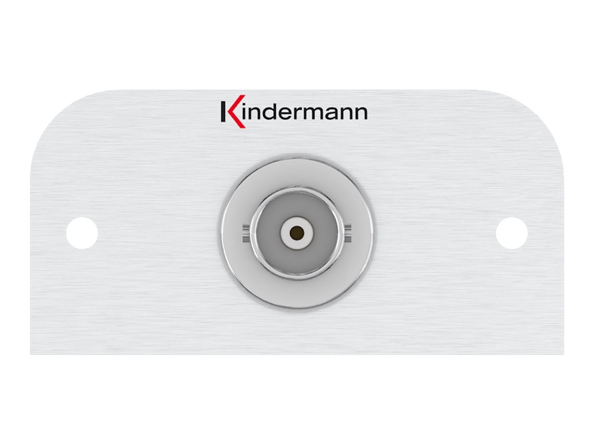 Kindermann 7441000537 socket-outlet BNC Aluminium