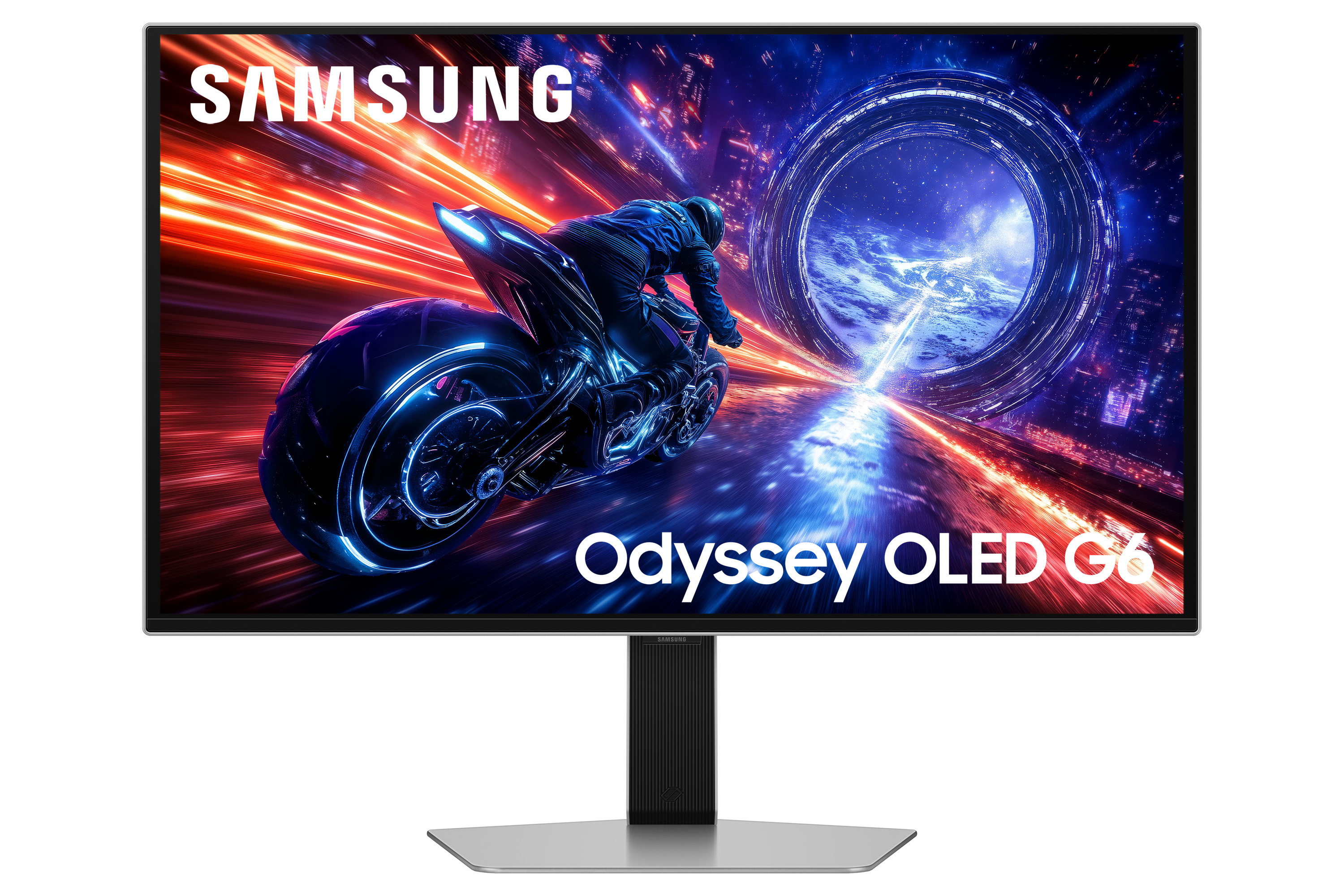 Samsung G60SF computer monitor 68.6 cm (27) 2560 x 1440 pixels Quad HD OLED Silver