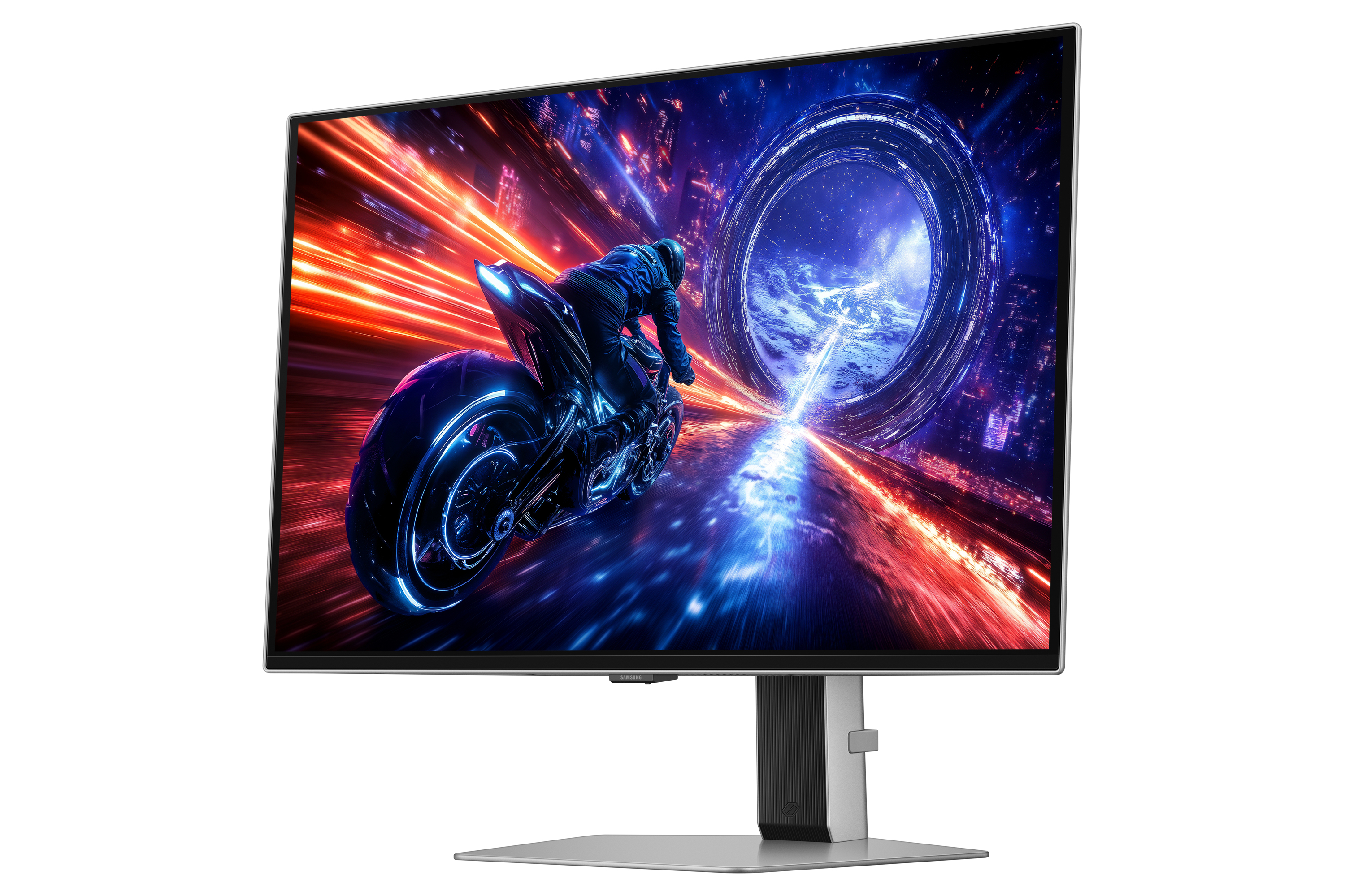 Samsung G60SF computer monitor 68.6 cm (27) 2560 x 1440 pixels Quad HD OLED Silver