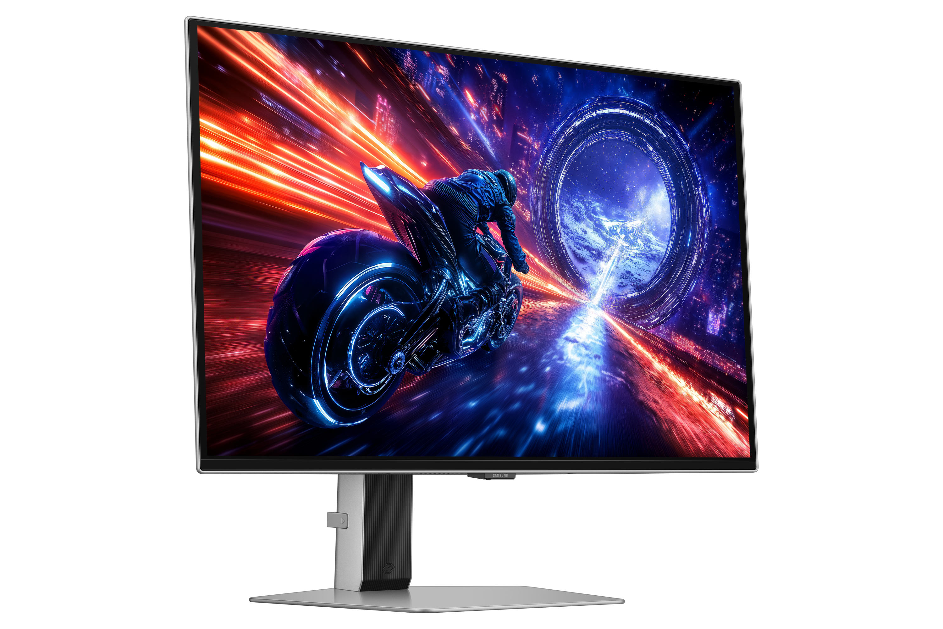 Samsung G60SF computer monitor 68.6 cm (27) 2560 x 1440 pixels Quad HD OLED Silver