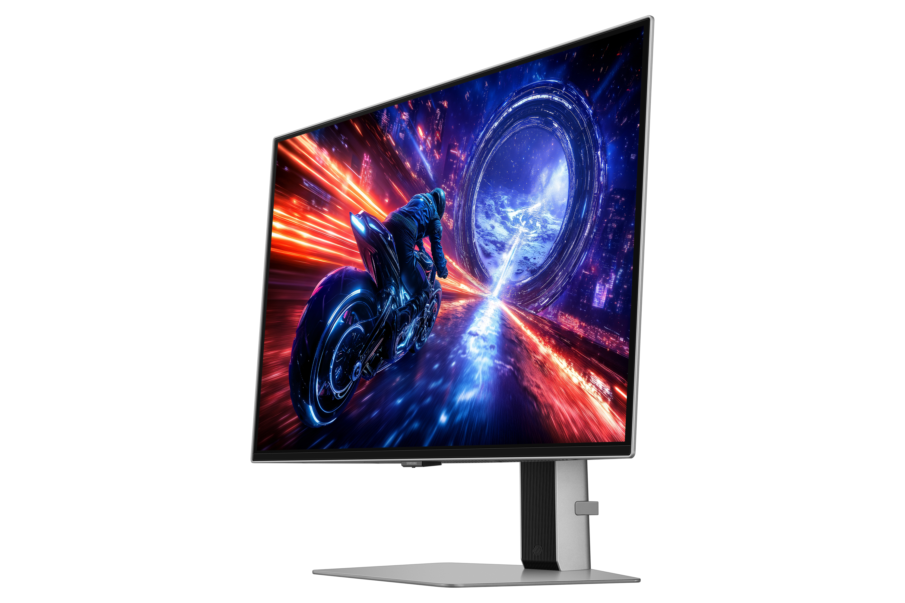 Samsung G60SF computer monitor 68.6 cm (27) 2560 x 1440 pixels Quad HD OLED Silver