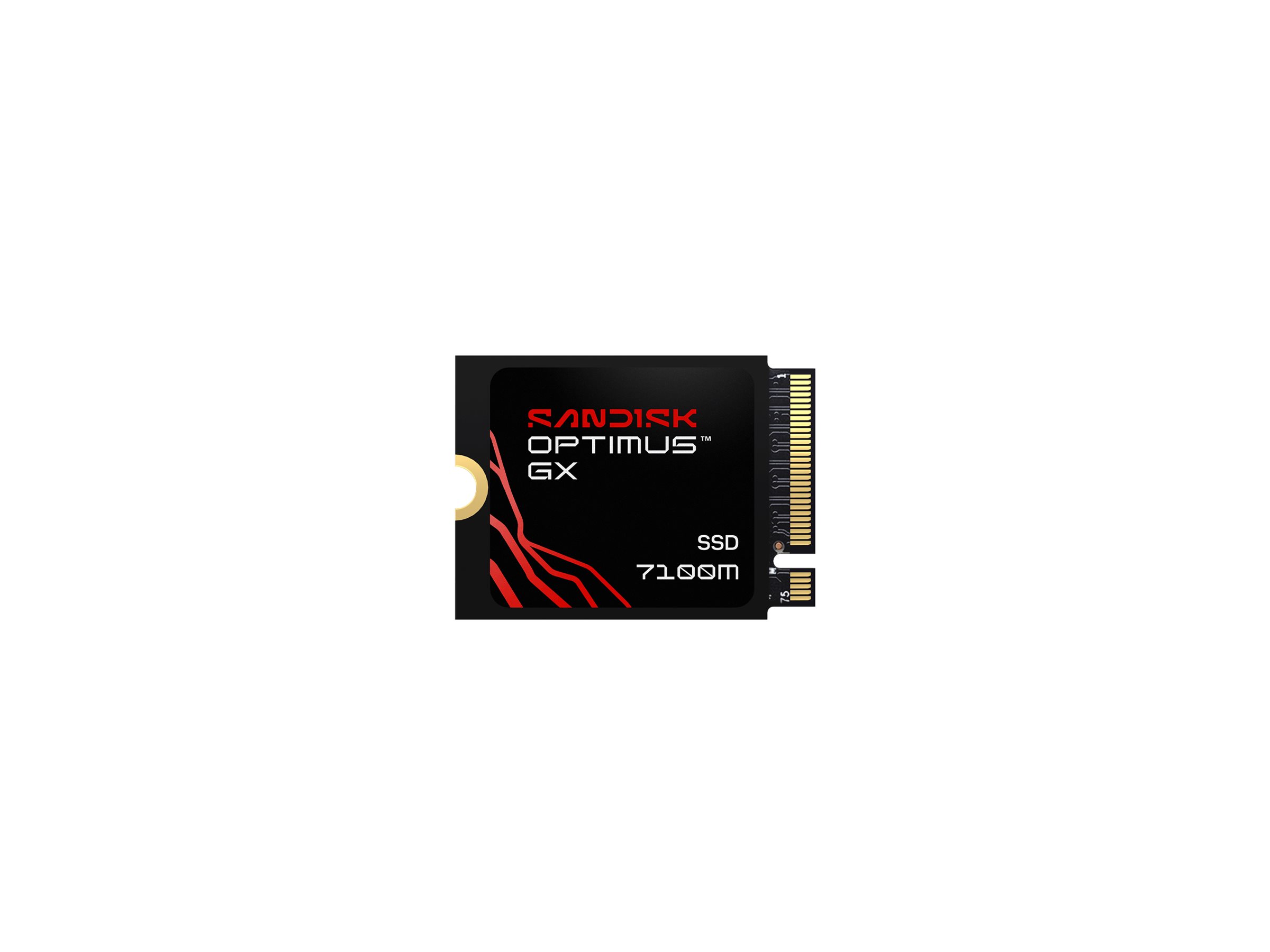 SanDisk Optimus GX 7100M - SSD - 1 TB - intern - M.2 2230 - PCIe 4.0 x4 (NVMe)