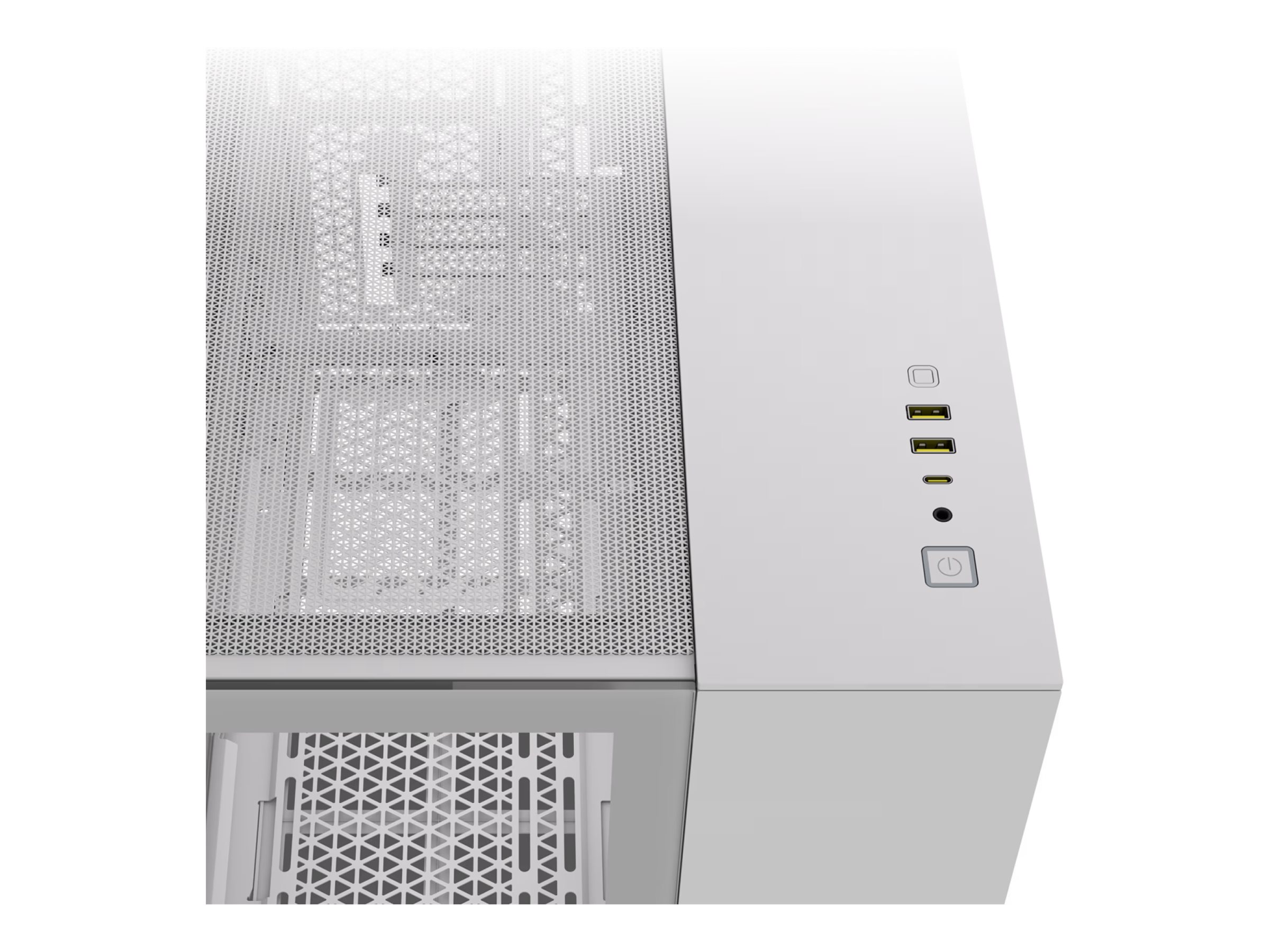 Corsair Geh Micro-ATX 2500X LINK Tempered Glass White - Geh�use