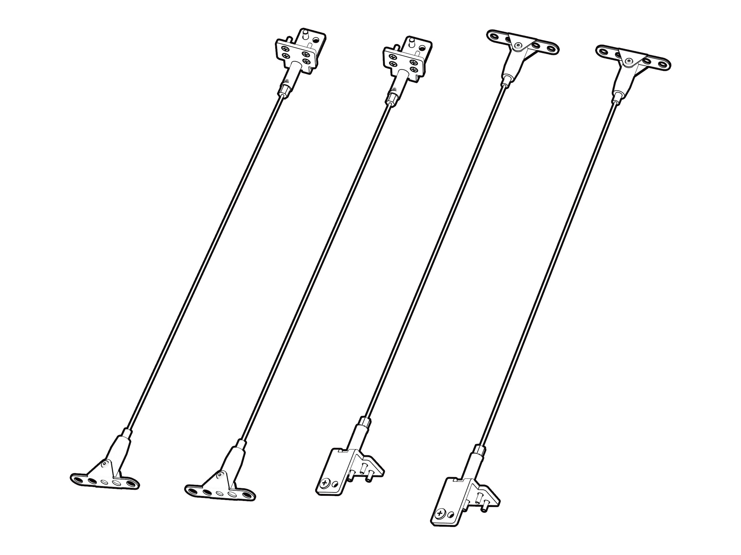 DynaScan IHK551LR-3000 - Befestigungskit (16 x 3/16 x 38mm screw, 4 steel wires)