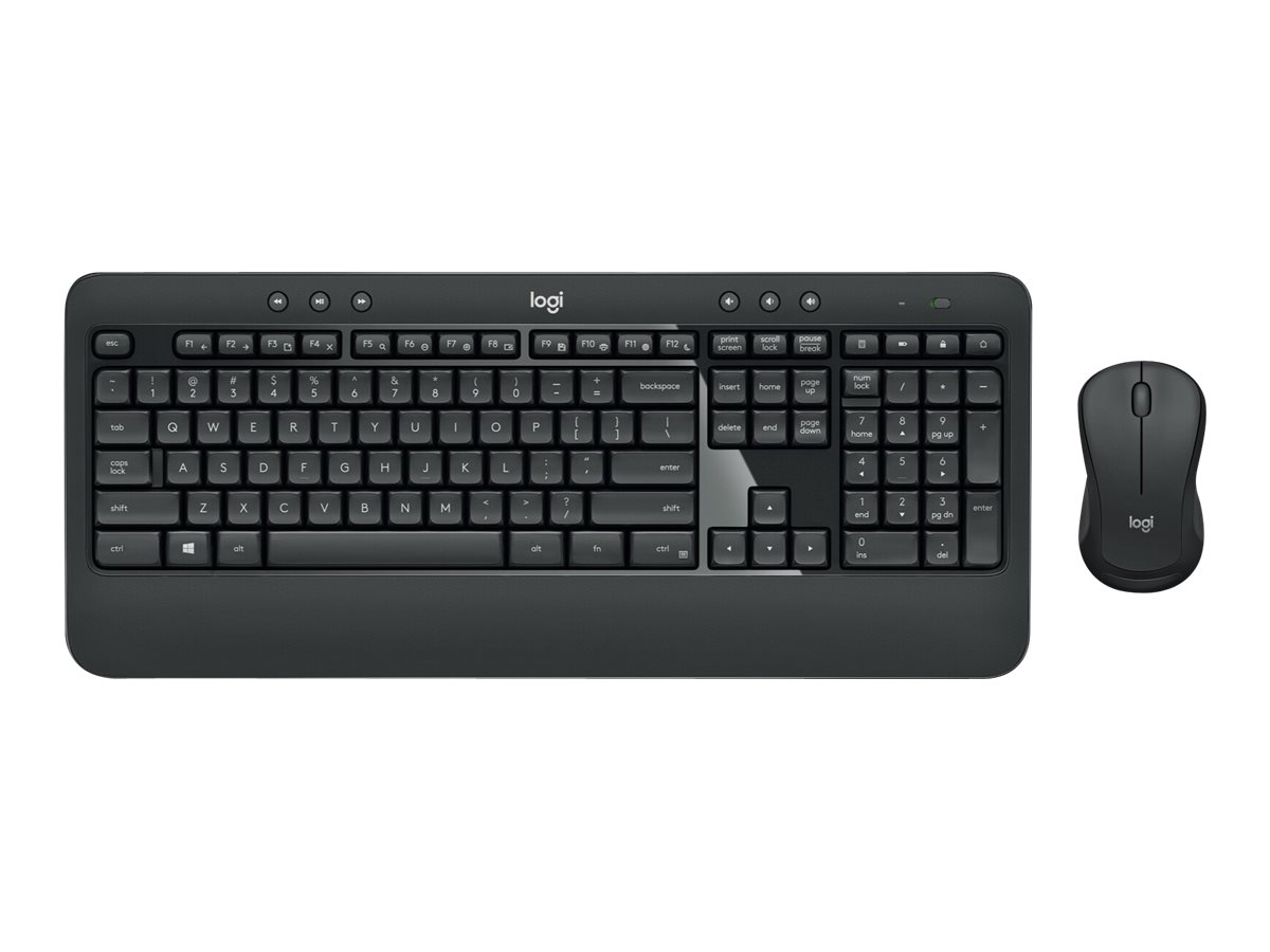 Logitech Advanced MK540 clavier Souris incluse USB AZERTY Français Noir,  Blanc