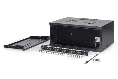 DIGITUS Netzwerk-Set SOHO Pro, 483 mm (19) - 4HE, 540 x 400 mm (B x T)