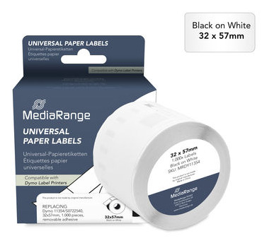 MediaRange MRDY11354 �tiquette � imprimer Blanc
