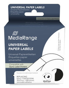 MediaRange MRDY11354 �tiquette � imprimer Blanc