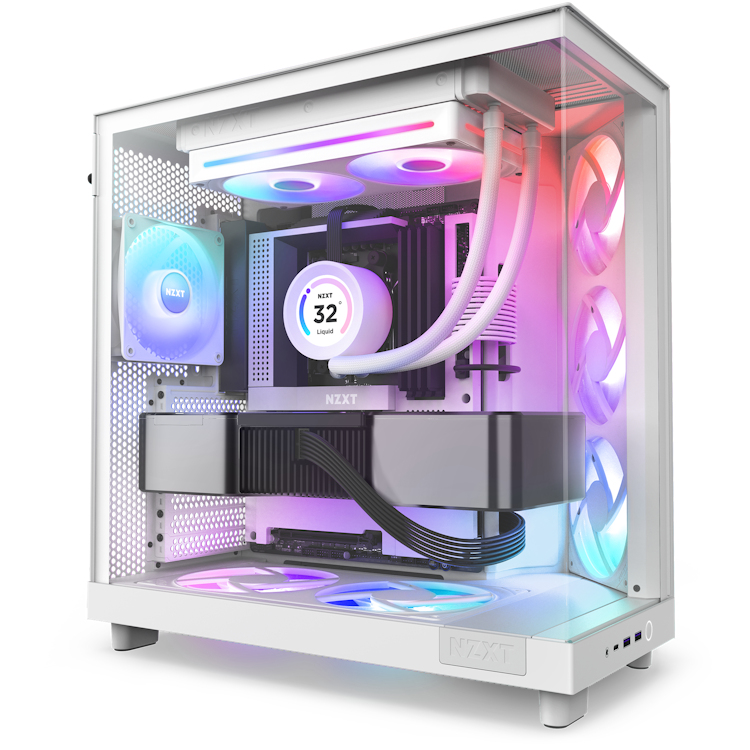 NZXT RF-U24HF-W1 syst�me de refroidissement d ordinateur Boitier PC Ventilateur Blanc
