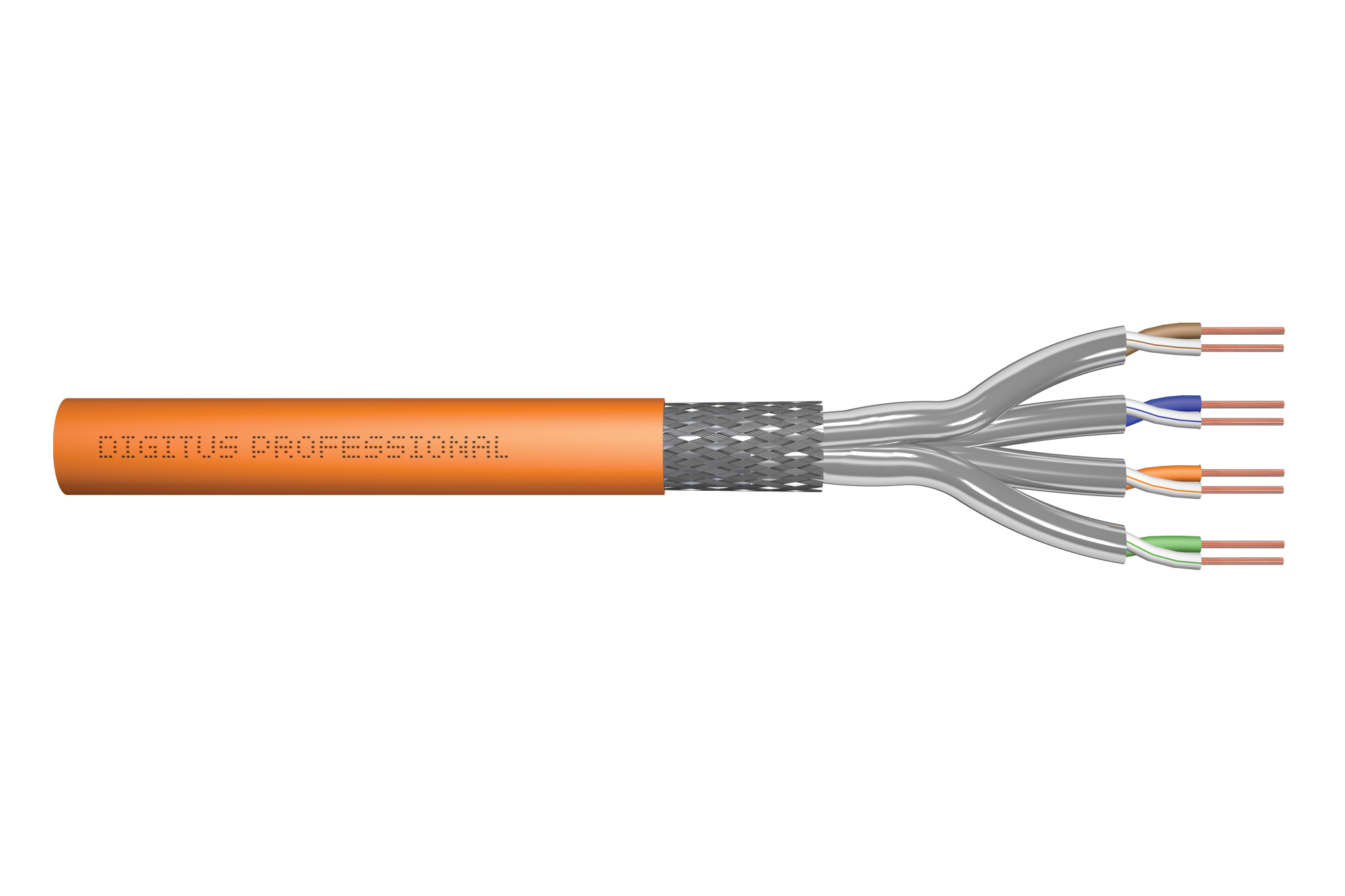 Digitus Cavo di installazione con doppino intrecciato CAT 7 S-FTP, AWG 23/1