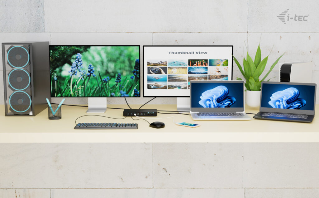 i-tec USB-C KVM Docking station