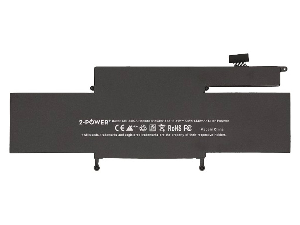 2-power 2P-A1493 - Akku - Apple MacBook Pro 13 A1502 Late 2013 (EMC2678) - Mid 2014 (EMC2875)