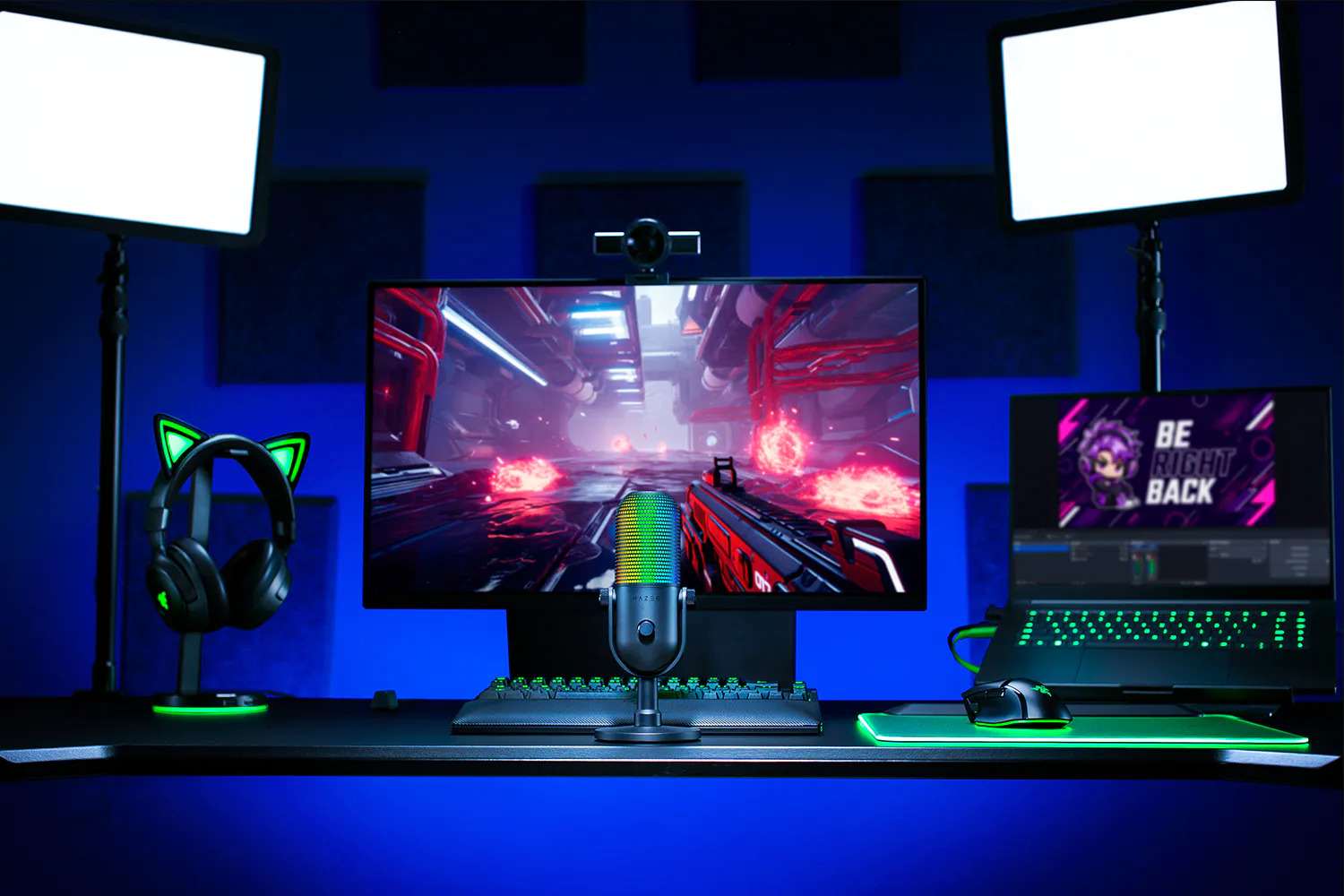 Razer Seiren V3 Chroma 32bit DSP Black - Headset