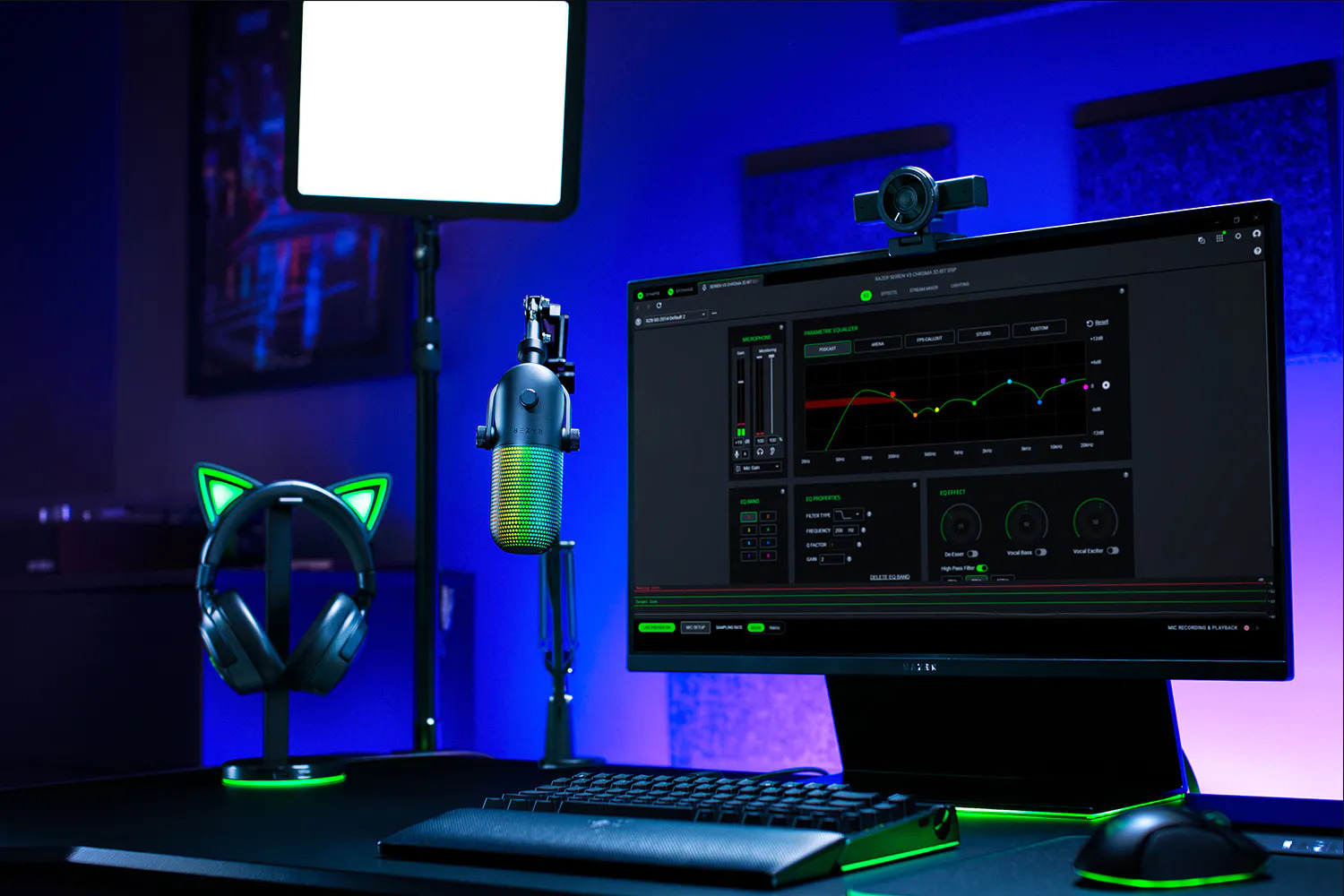 Razer Seiren V3 Chroma 32bit DSP Black - Headset