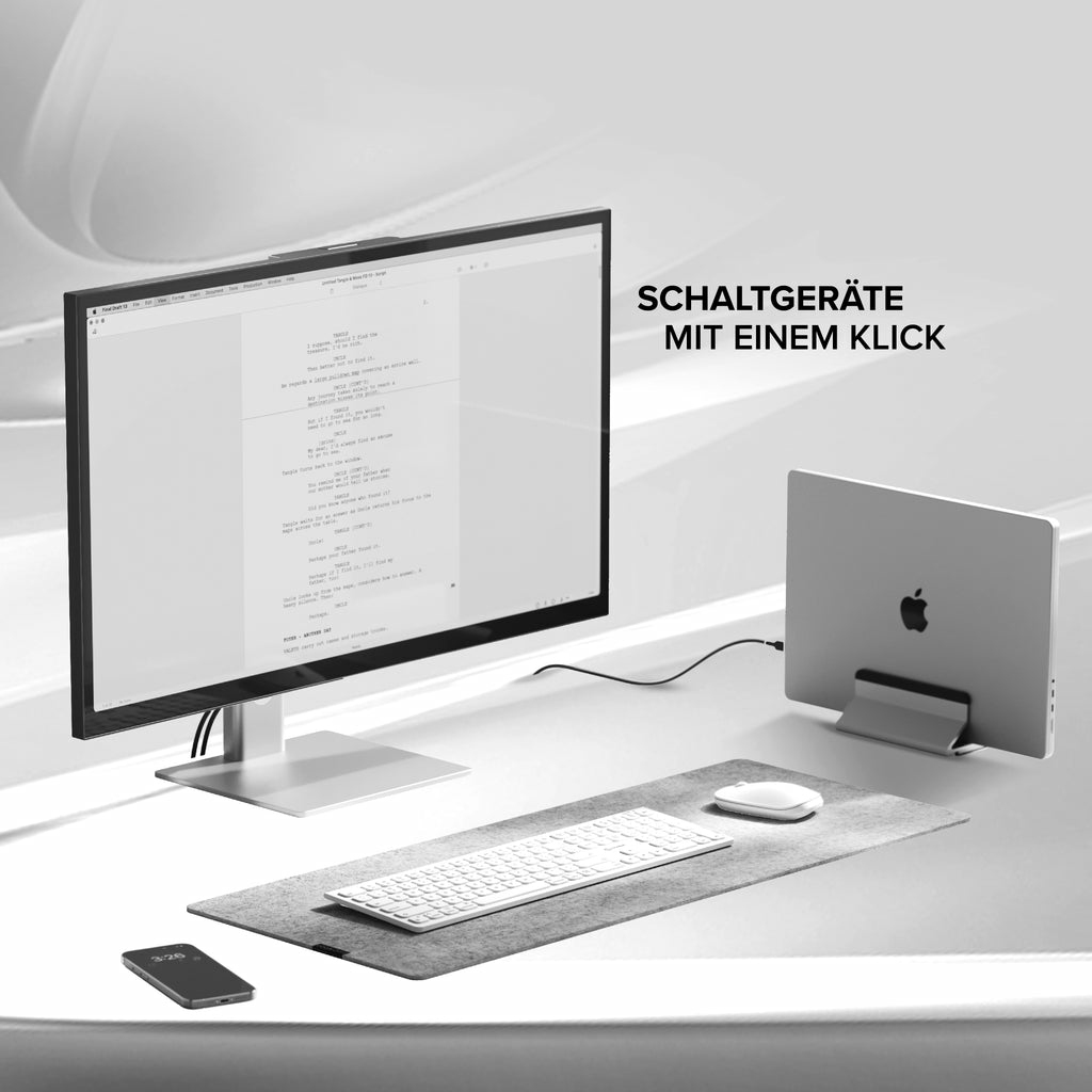 ALOGIC ASKBT3M-DE tastiera Casa/ufficio Bluetooth QWERTZ Tedesco Bianco