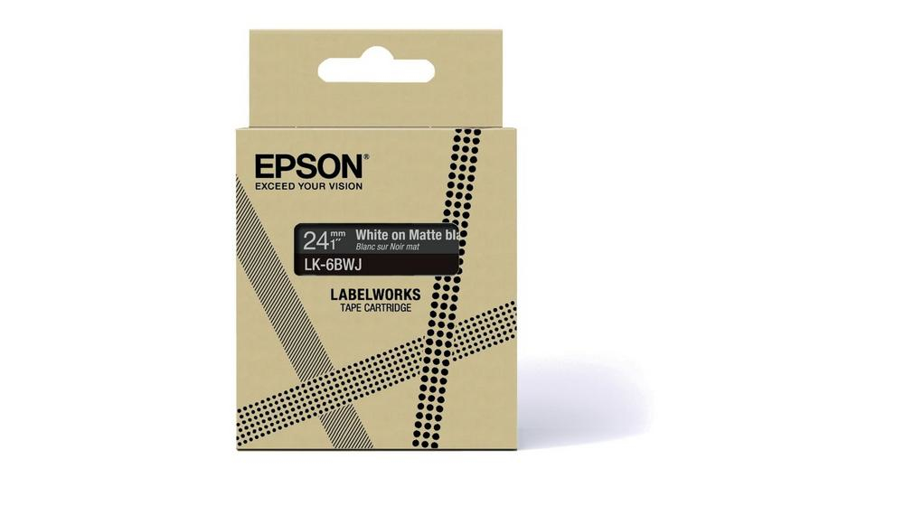 Epson LK-6BWJ Black, White