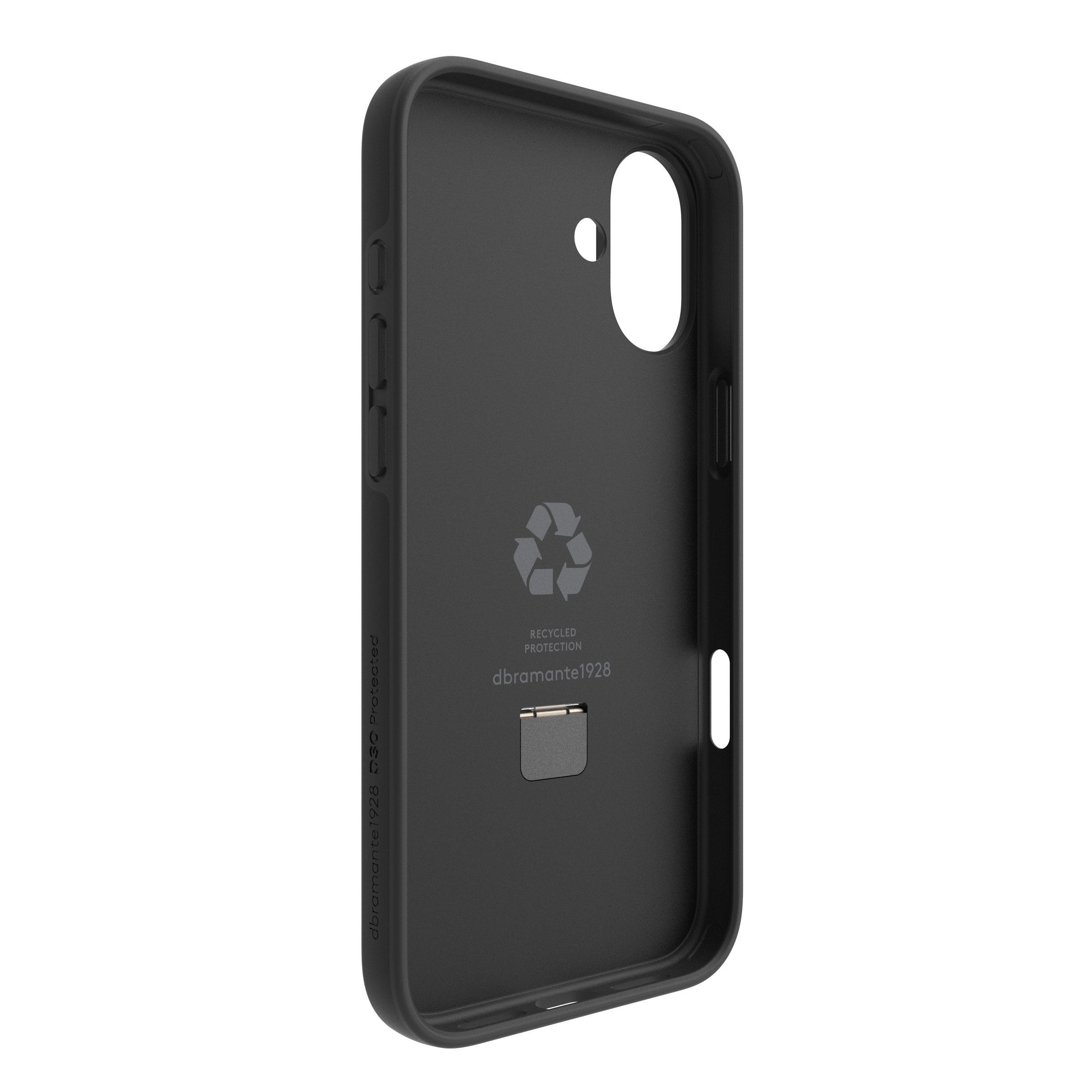 dbramante1928 Iceland Ultra D3O MS Kick - iPhone 16 Plus - Black