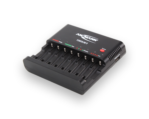 Ansmann Powerline 8 - Batterieladeger�t / Stromadapter (USB)