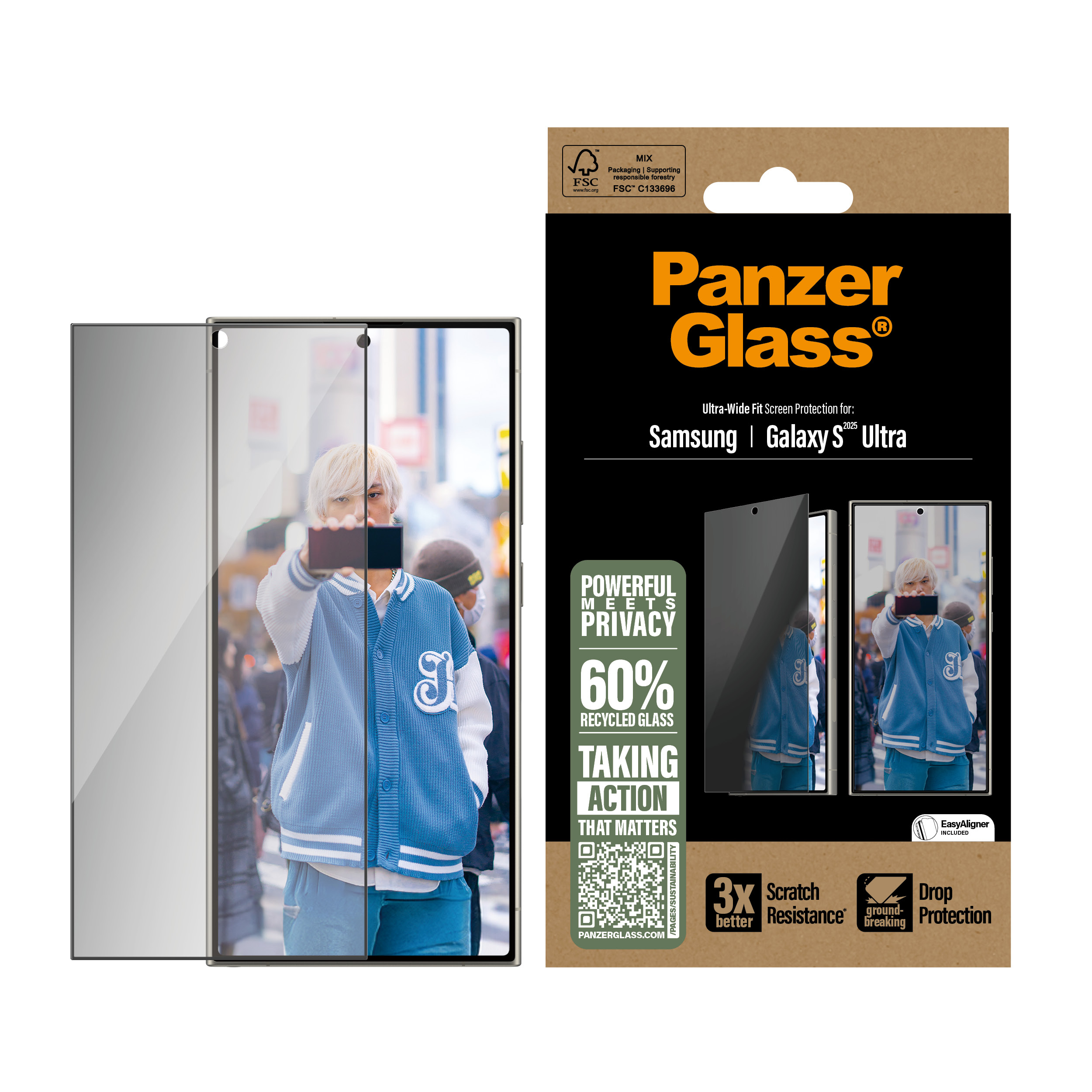 PanzerGlass Privacy - Bildschirmschutz f�r Handy