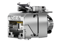 Teleg�rtner Karl G�rtner Teleg�rtner 100023209 - RJ-45/11/12 - Silber - Weiblich - Gerade - Nickel - IP2X