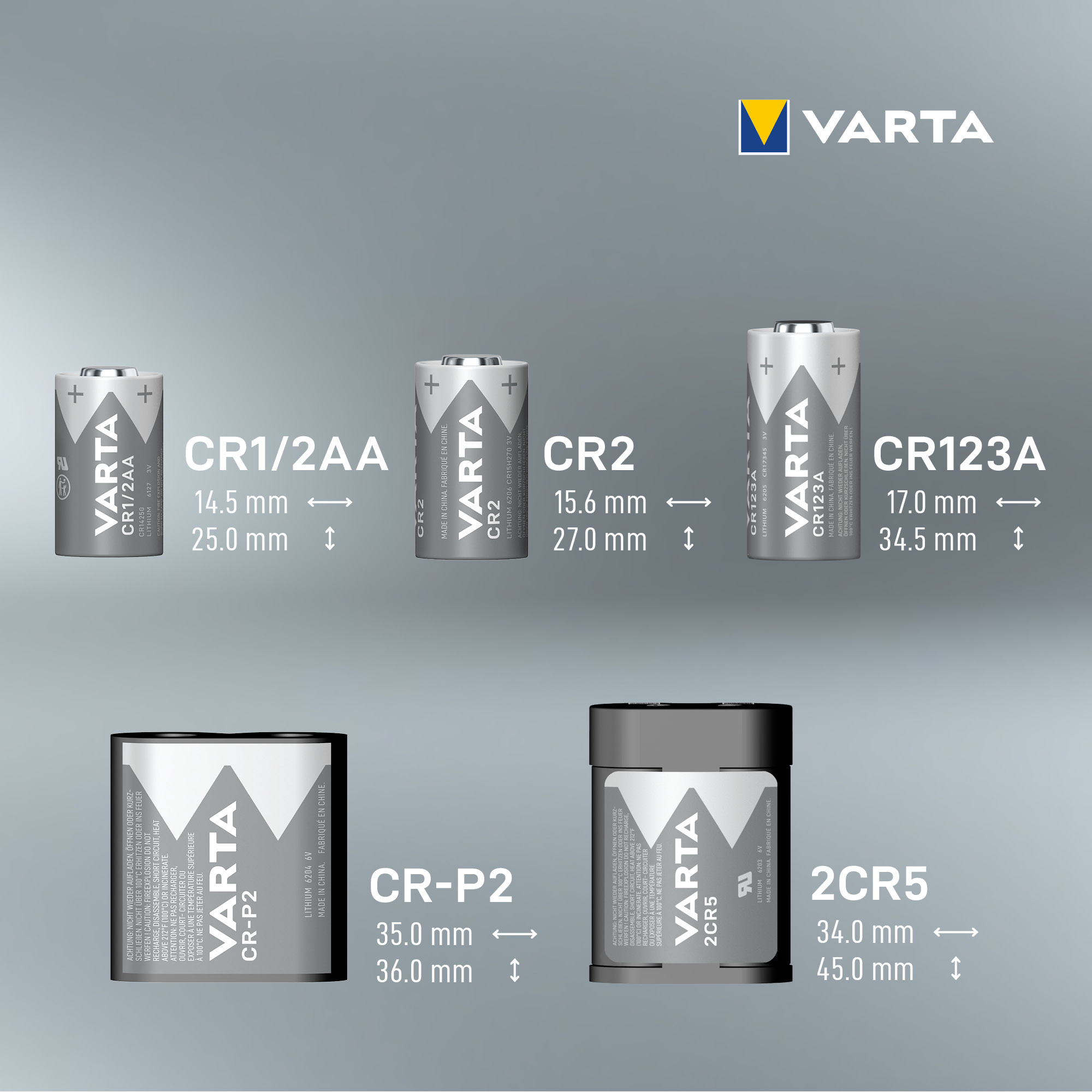 Varta Photo V 28 pxl V28PXL Single-use battery - Batterie - 2 CR 5/DL245