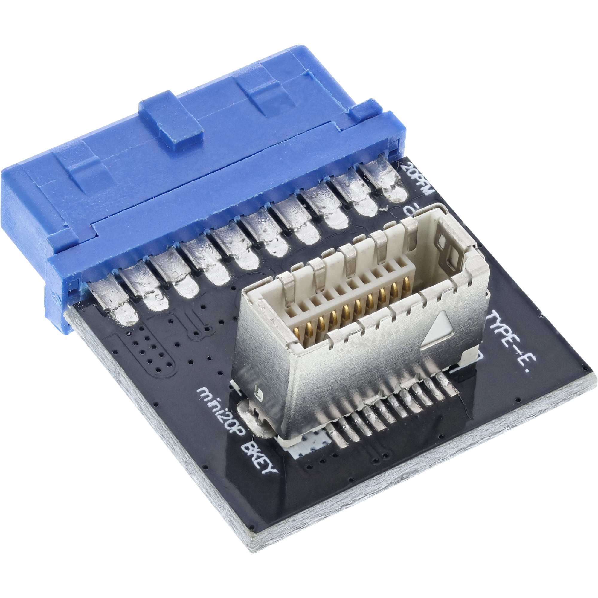 InLine USB 3.0 to USB 3.1 Front Panel Key-B Adapter internal