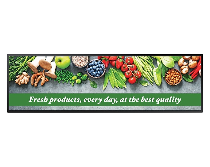 Samsung LH37SHCEBGBXEN Signage Display Panorama design 94 cm (37) LCD Wi-Fi 700 cd/m Black Tizen 7.0 24/7
