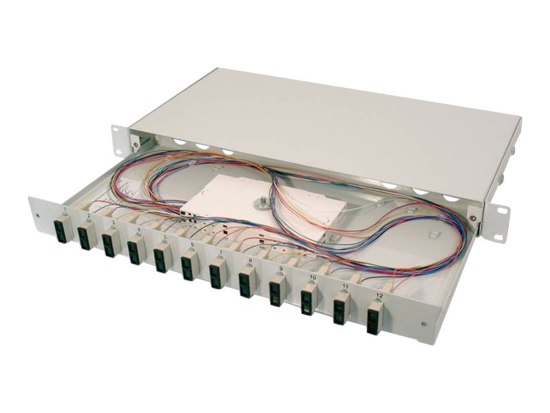 DIGITUS LWL Spleibox, bestckt, SC, OS2
