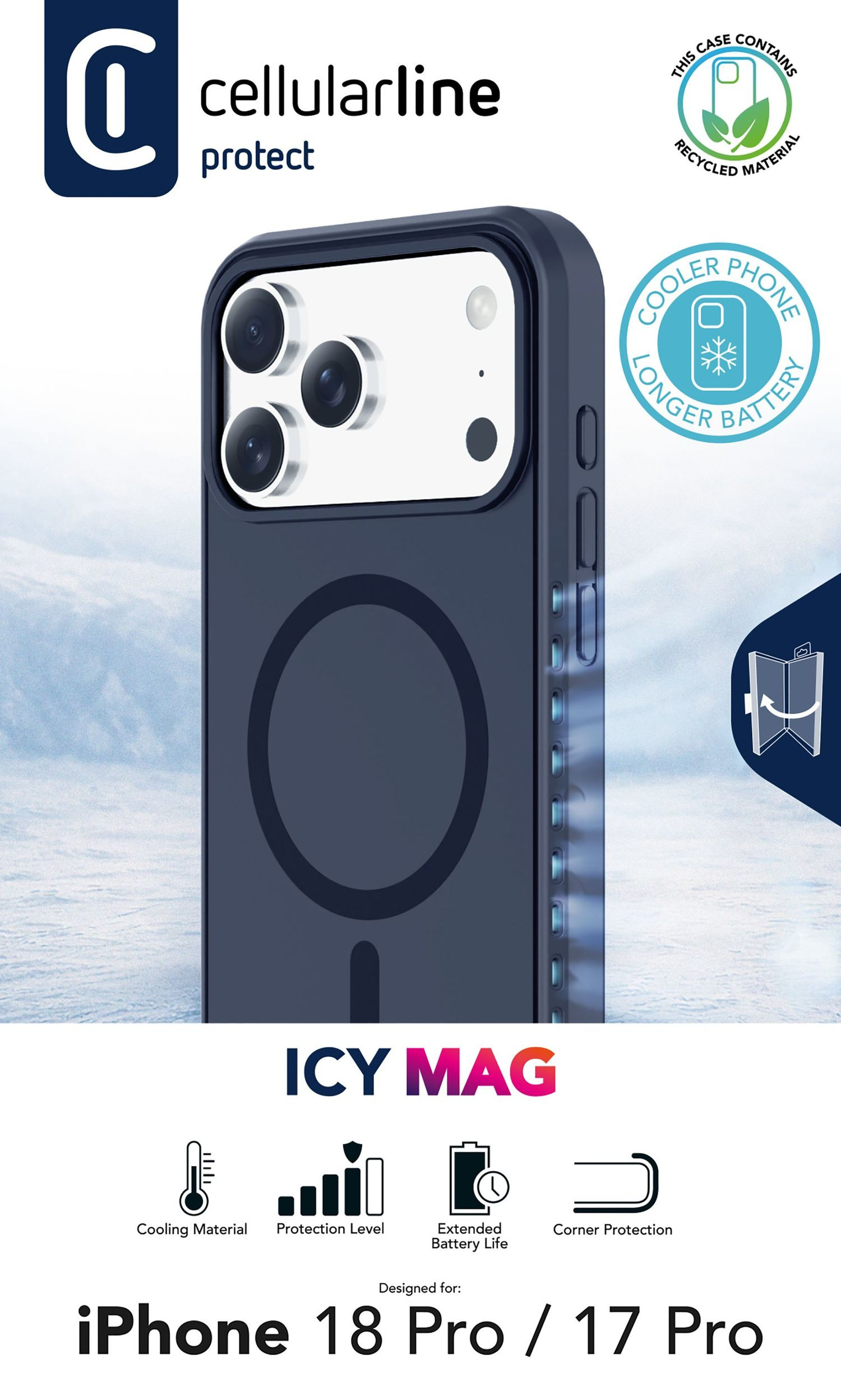 Cellularline ICY MAG - IPHONE 17 PRO / 18 PRO