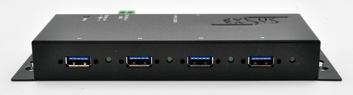 Exsys USB 3.2 HUB 4-Port extern inkl.Netzt inkl.12V Netzt.+USB3.0 Kabel