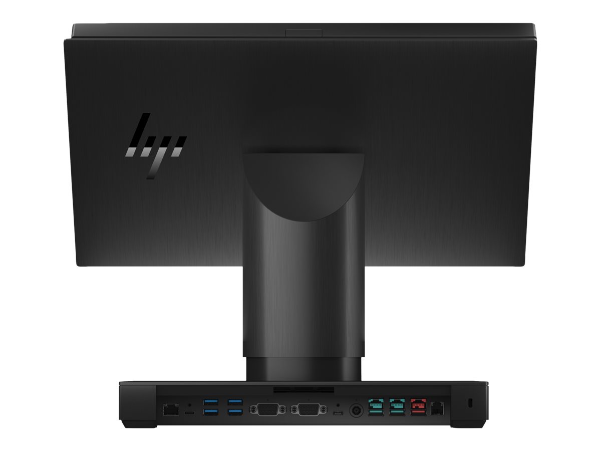 HP Engage One Pro - All-in-One (Komplettlsung) - 1 x Core i3 10100E / 3.2 GHz - RAM 8 GB - SSD 256 GB - NVMe, TLC - UHD Graphics 630 - GigE - WLAN: Bluetooth 5.0, 802.11a/b/g/n/ac/ax - Win 10 IoT Enterprise 2019 LTSC 64-bit - Monitor: LED 39.6 cm (15.6)