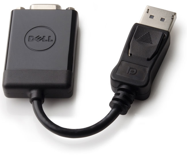 DELL 492-11715 c�ble vid�o et adaptateur DisplayPort VGA Noir