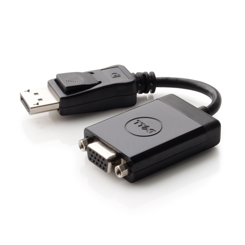 DELL 492-11715 c�ble vid�o et adaptateur DisplayPort VGA Noir