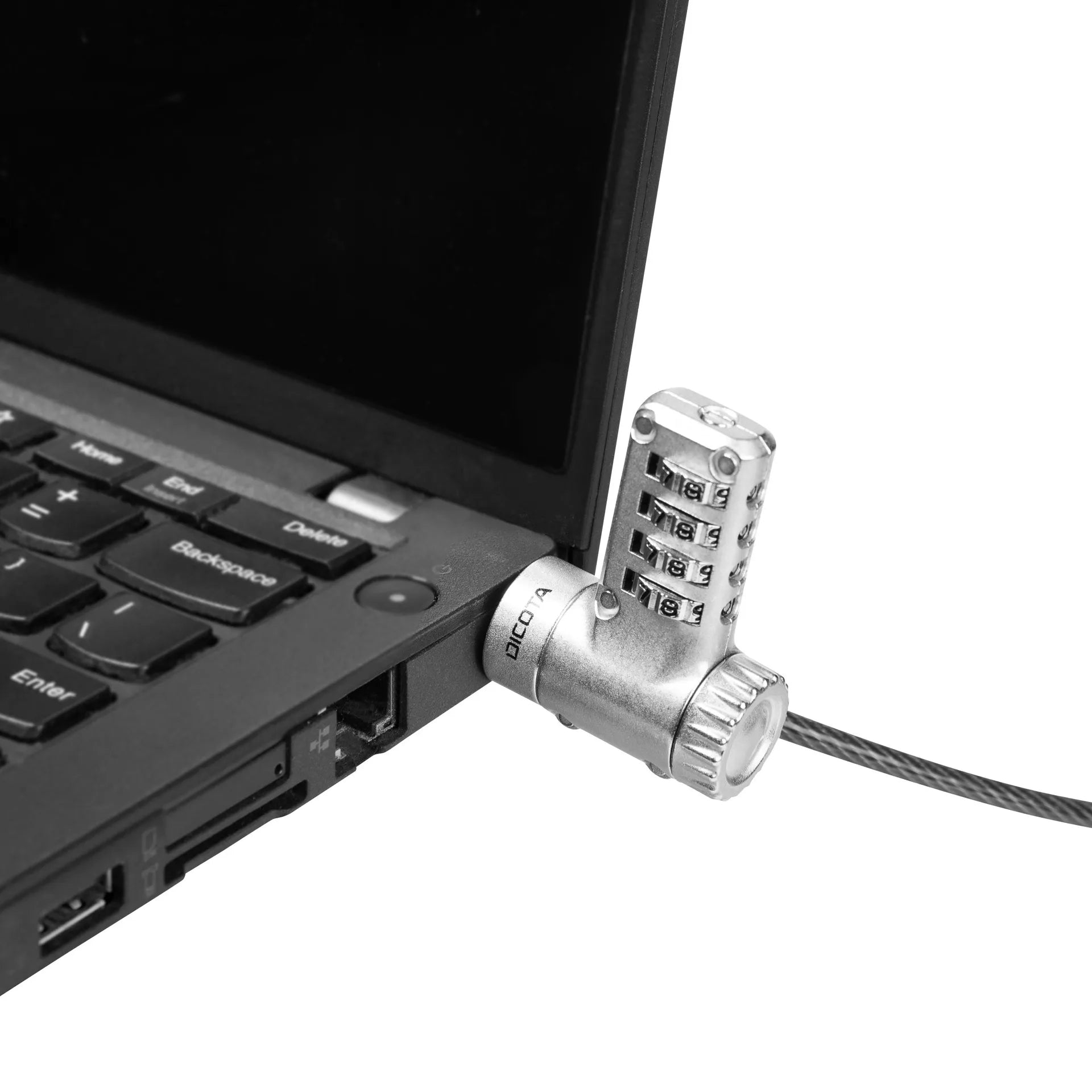 Dicota Universal Security 3-in-1 Cable Lock combination