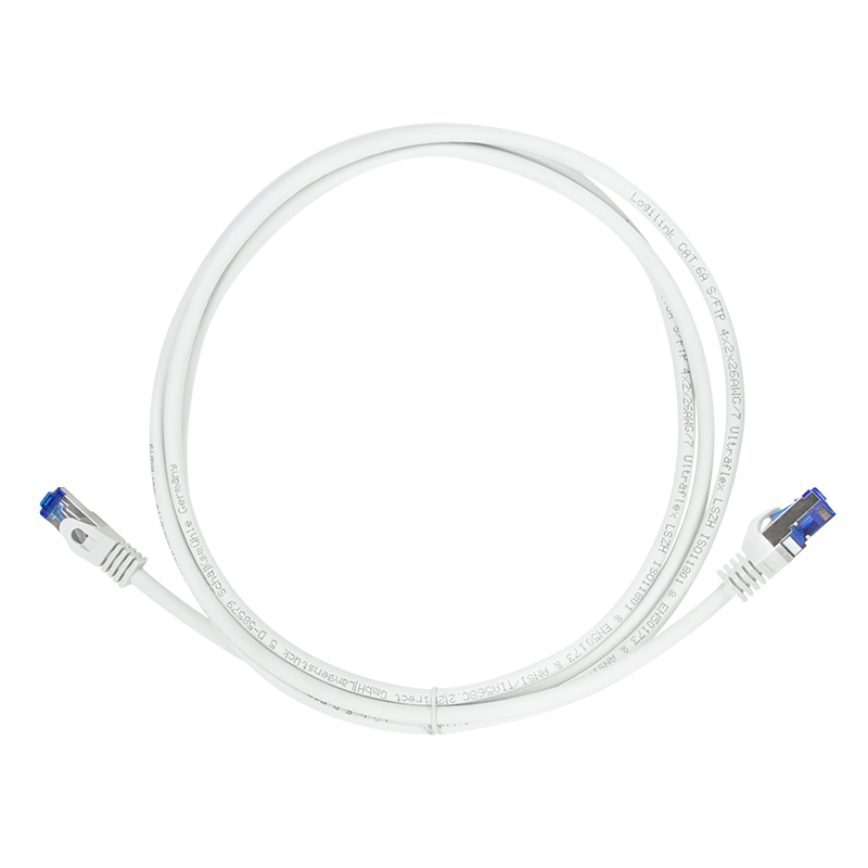 LogiLink C6A031S cble de rseau Blanc 1 m Cat6a S/FTP (S-STP)