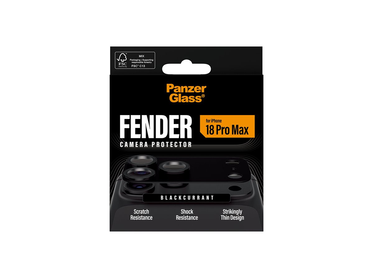PanzerGlass Fender Protezione Fotocamere Nerocurrant iPhone 18 Pro Max