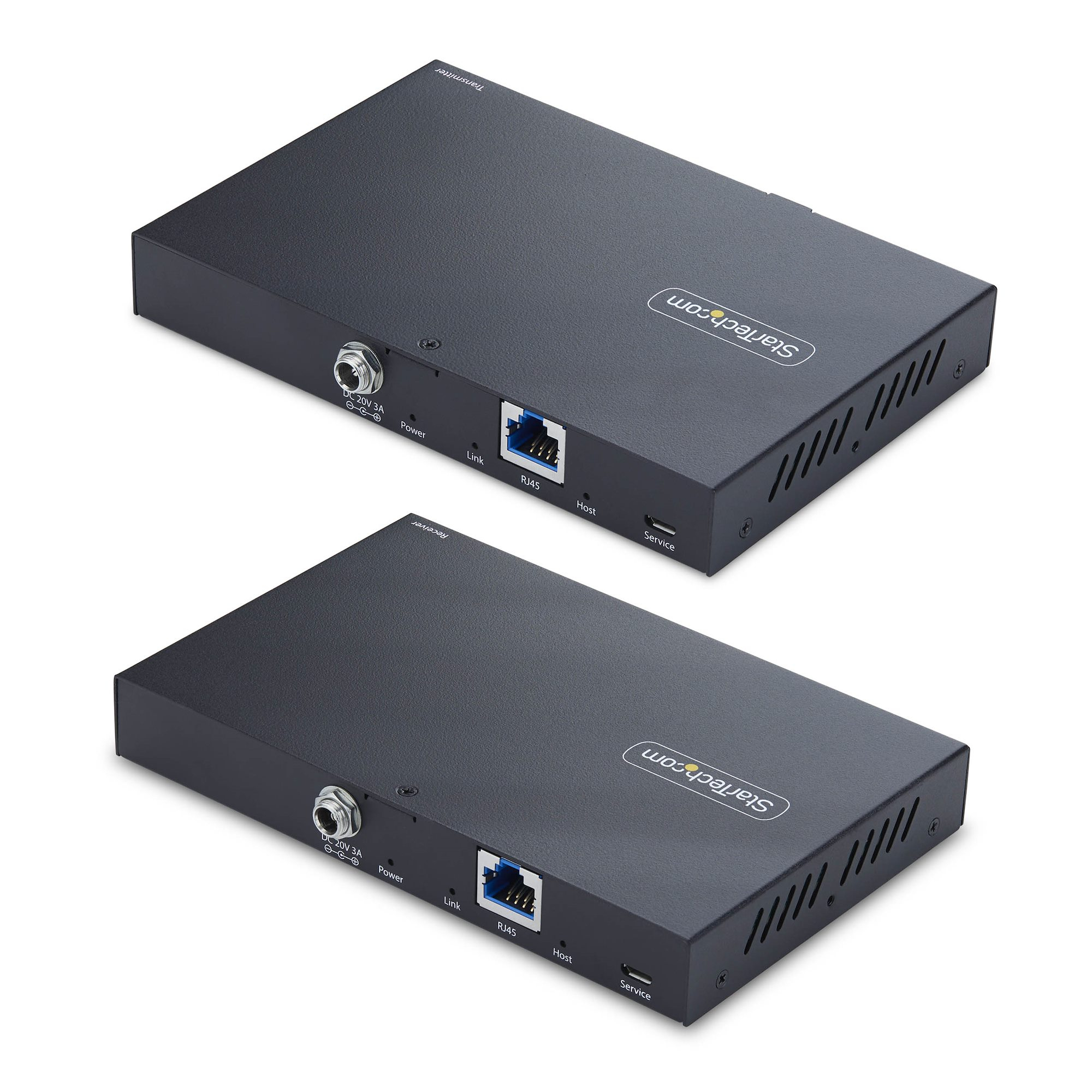 StarTech.com Extender USB 3.0 a 4 Porte su Ethernet fino a 100 m tramite Cavo RJ45 Cat6a/Cat7/Cat8, Estensione per Dispositivi USB Remoti, Hub 4x USB-A 5Gbps, TAA