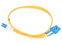 Extralink SC/UPC-LC/UPC| Patchkabel| PVC Einzelmodus Duplex G652D - Kabel - Netzwerk
