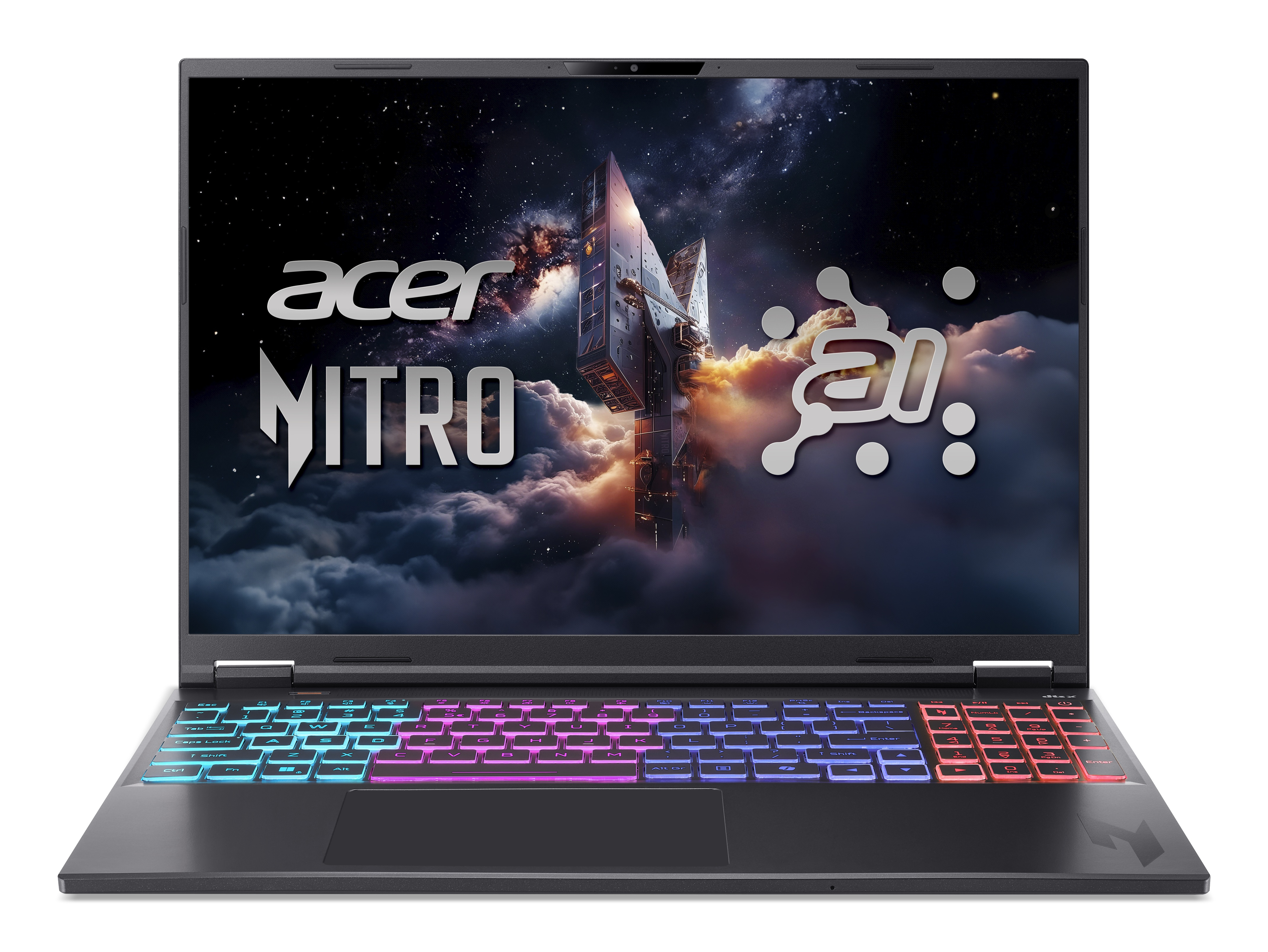 Acer Nitro 16S AI AN16S-61 - AMD Ryzen AI 7 350 / 2 GHz - Win 11 Home - GeForce RTX 5050 - 16 GB RAM - 1.024 TB SSD NVMe, QLC - 40.6 cm (16)