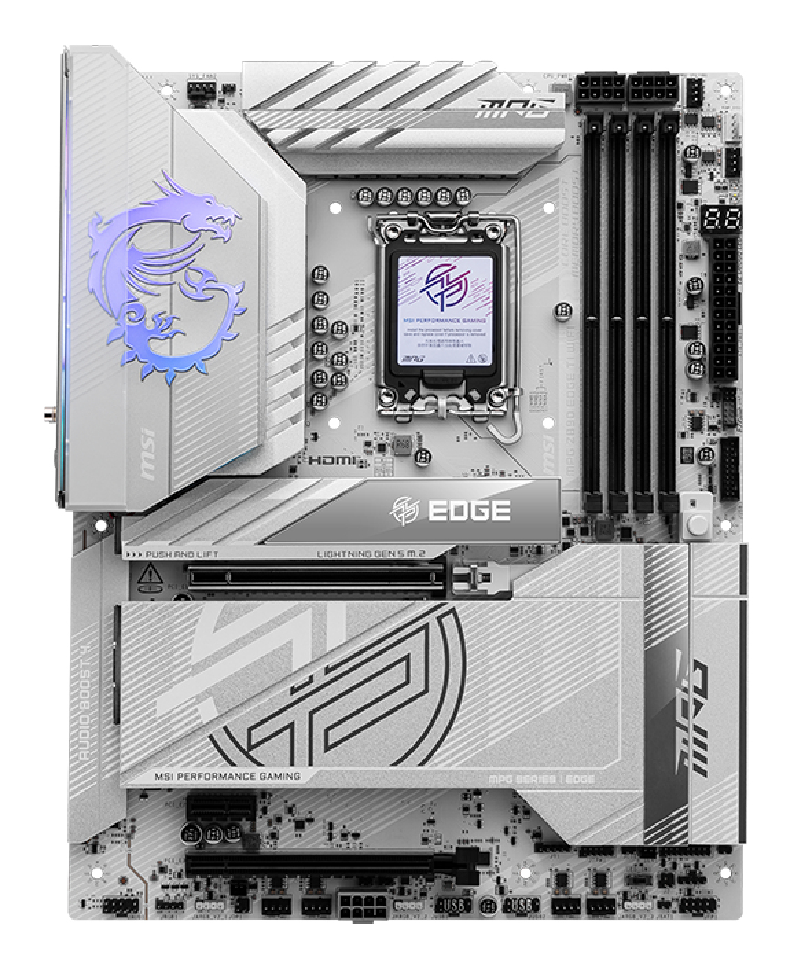 MSI MPG Z890 EDGE TI WIFI scheda madre Intel Z890 LGA 1851 (Socket V1) ATX