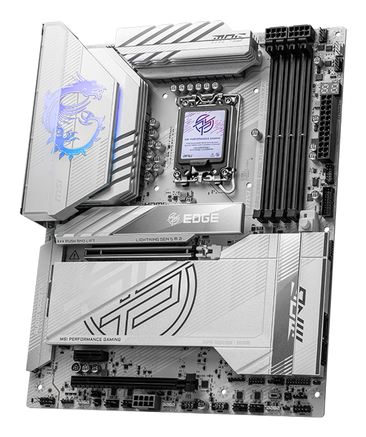 MSI MPG Z890 EDGE TI WIFI scheda madre Intel Z890 LGA 1851 (Socket V1) ATX